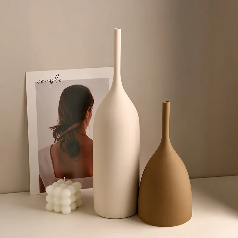 Nordic Morandi Ceramic Vase – view 7