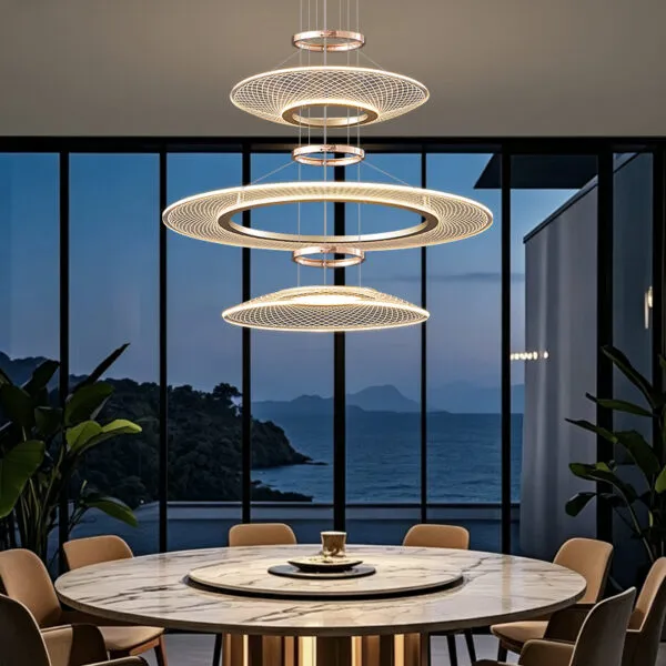 Modern Staircase Pendant Light – view 5