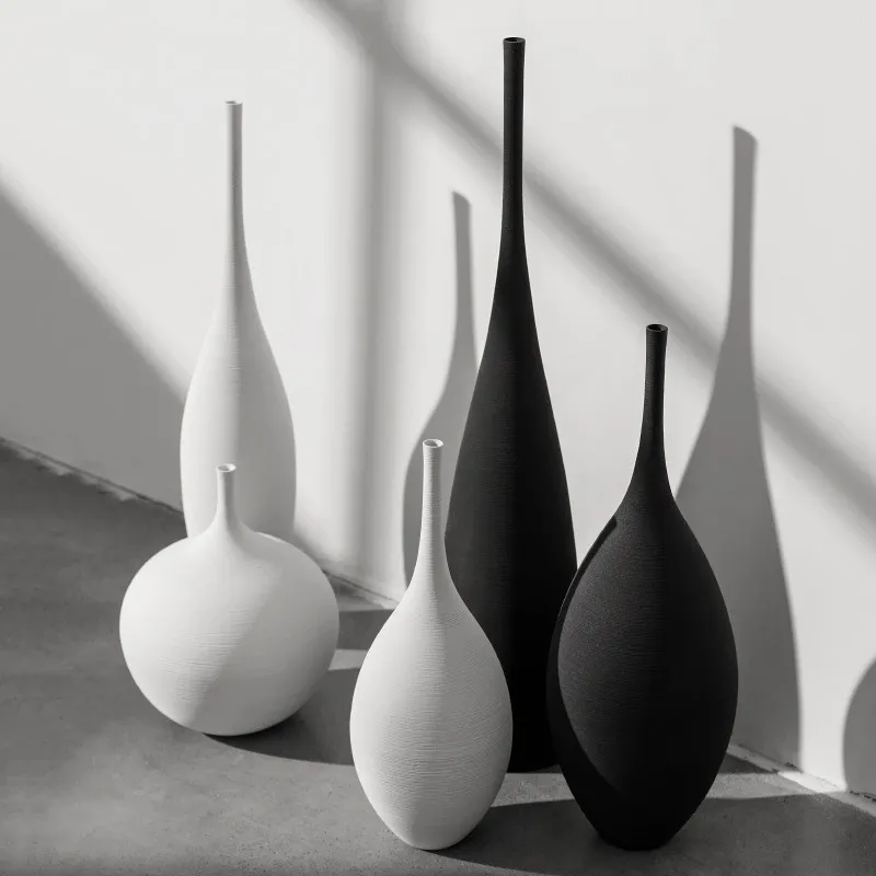 Nordic Morandi Ceramic Vase – view 5