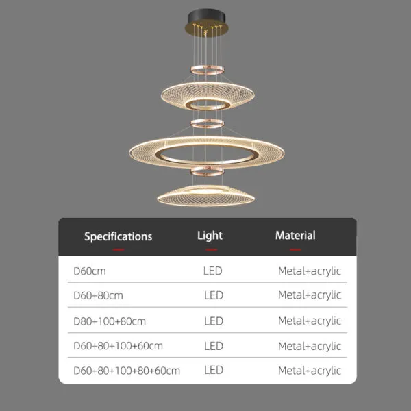 Modern Staircase Pendant Light – view 7