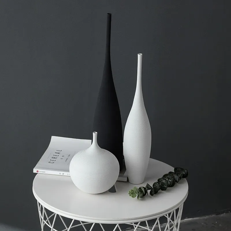 Nordic Morandi Ceramic Vase – view 6