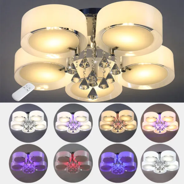 LED Crystal Ceiling Light Chandelier – view 4
