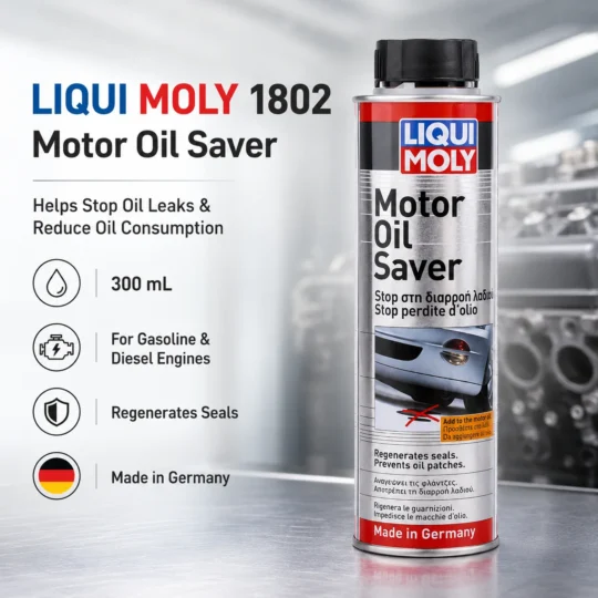 Liqui Moly Motor Oil Saver 300ml – Engine Oil Additive, Reduces Oil Consumption & Seals Leaks