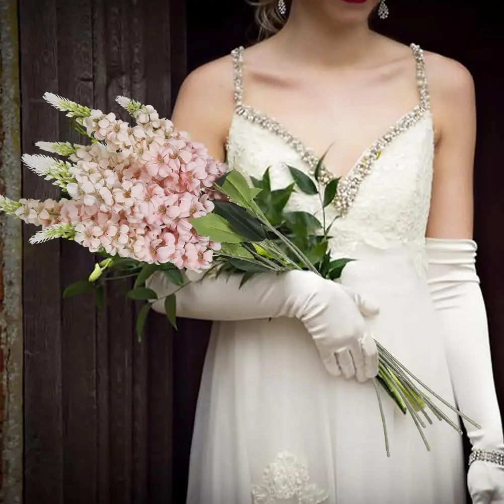 Artificial Hyacinth Flowers – Faux Silk Hyacinth Stems for Vase, Wedding, Garden & Home Decor