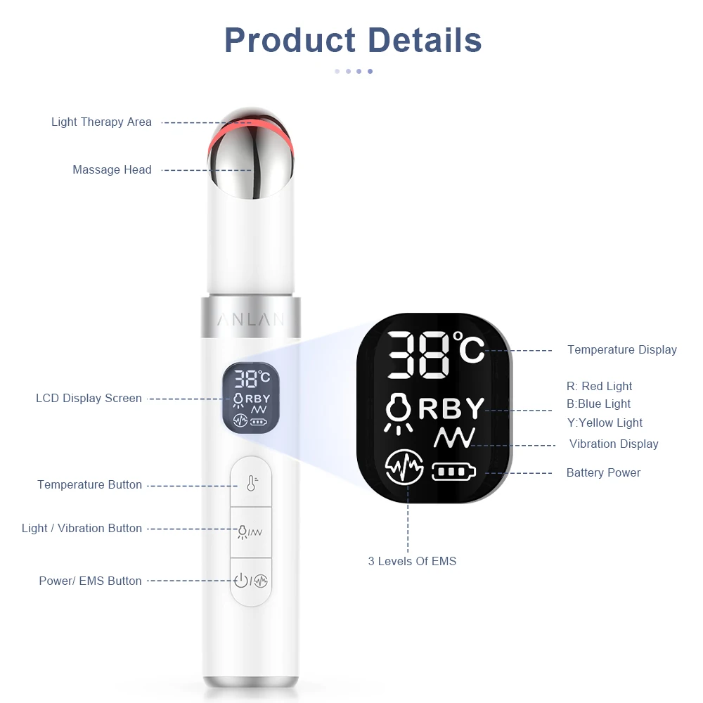 ANLAN Electric Eye Massager