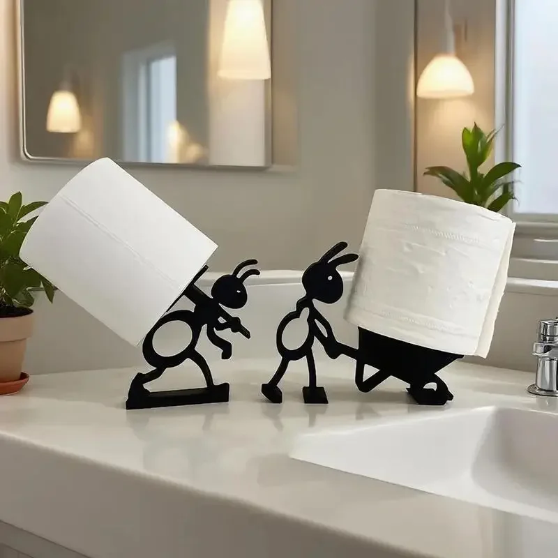 Creative ant tissue roll holder