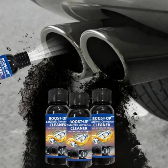 Engine & Catalytic Converter Cleaner – Removes Sludge & Carbon Deposits, Multipurpose Fuel Additive