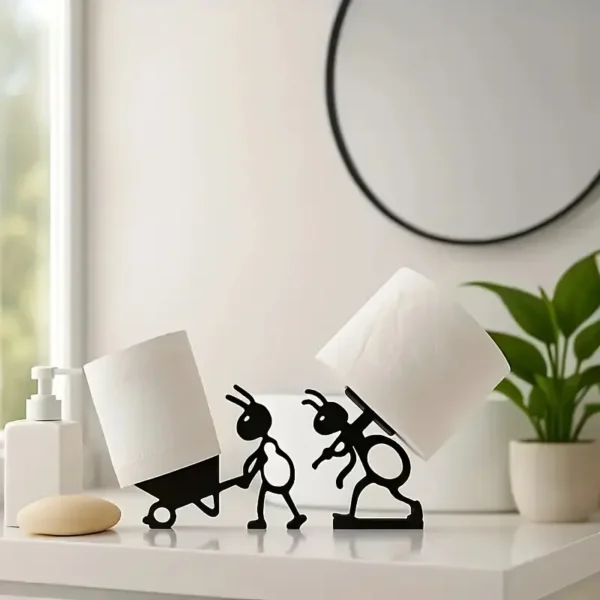 Creative ant tissue roll holder