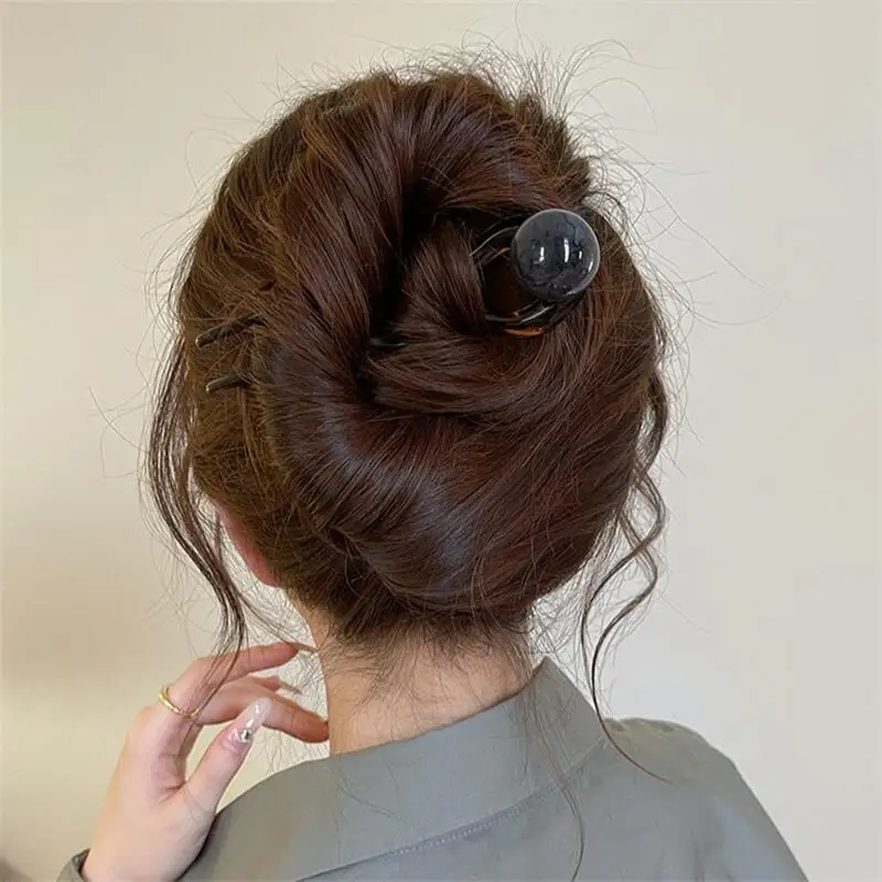 Pearl U-shaped hair stick hairpin