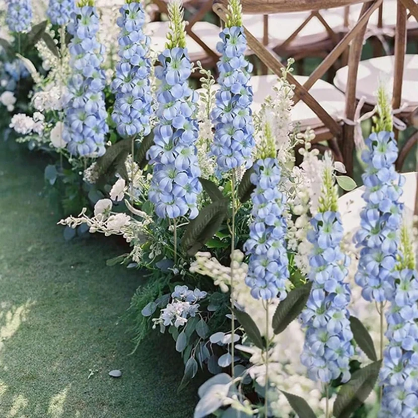 Artificial Hyacinth Flowers – Faux Silk Hyacinth Stems for Vase, Wedding, Garden & Home Decor