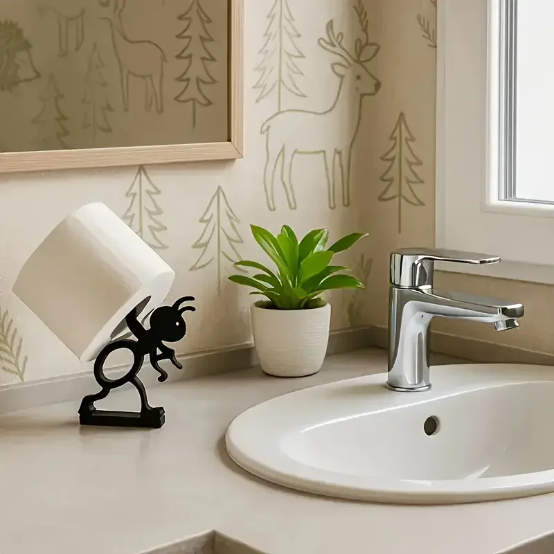 Creative ant tissue roll holder