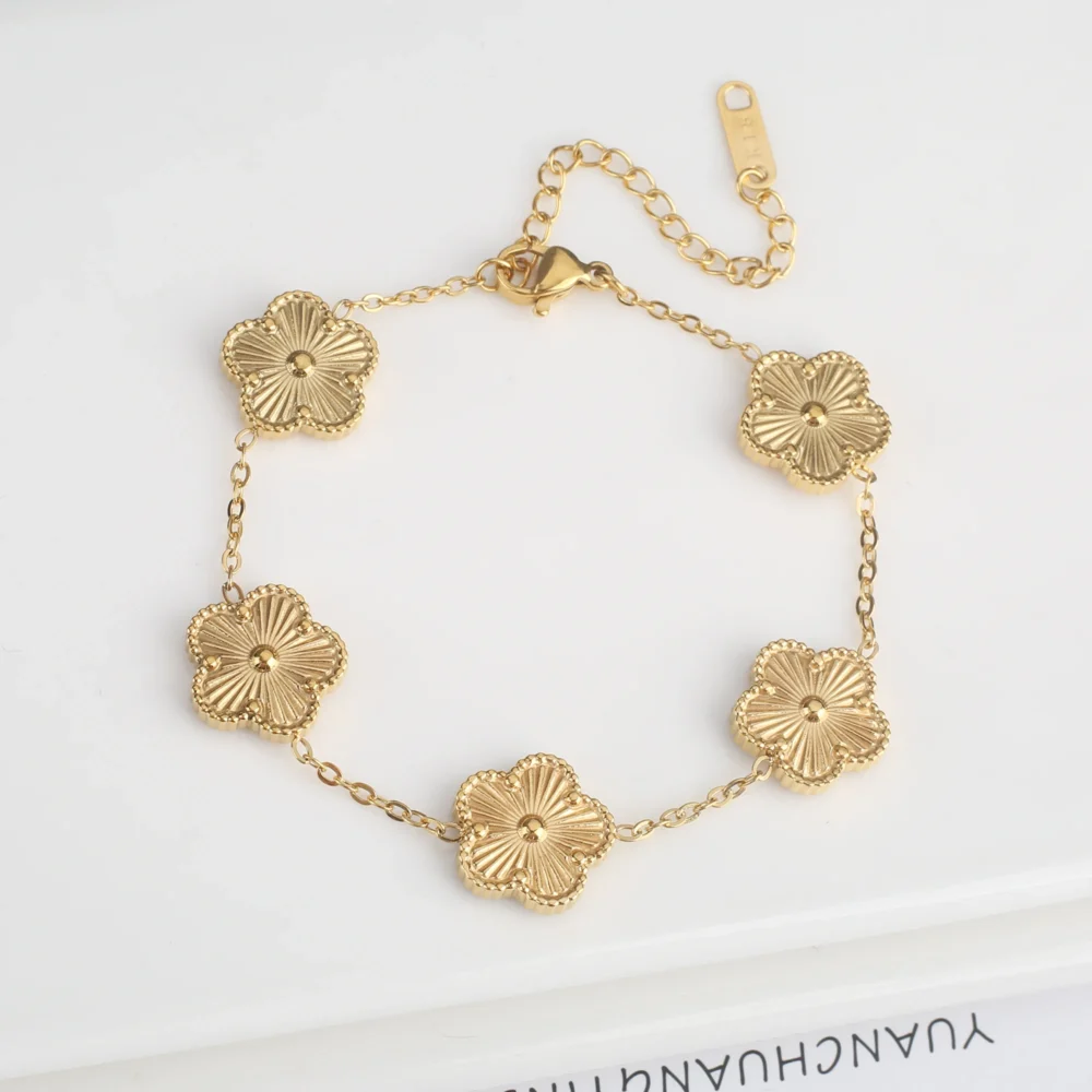 Five Leaf Clover Bracelet